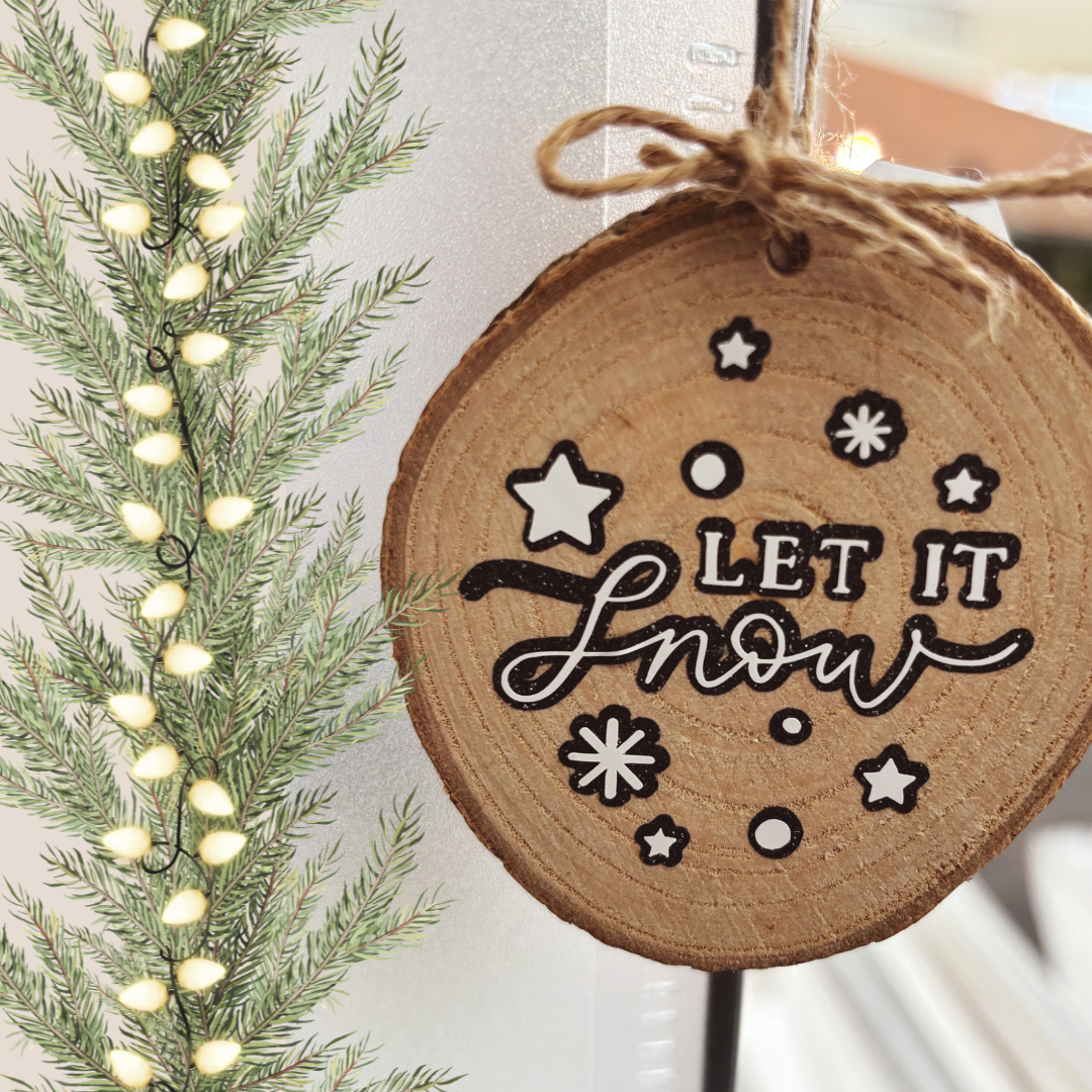 handmade wooden ornament