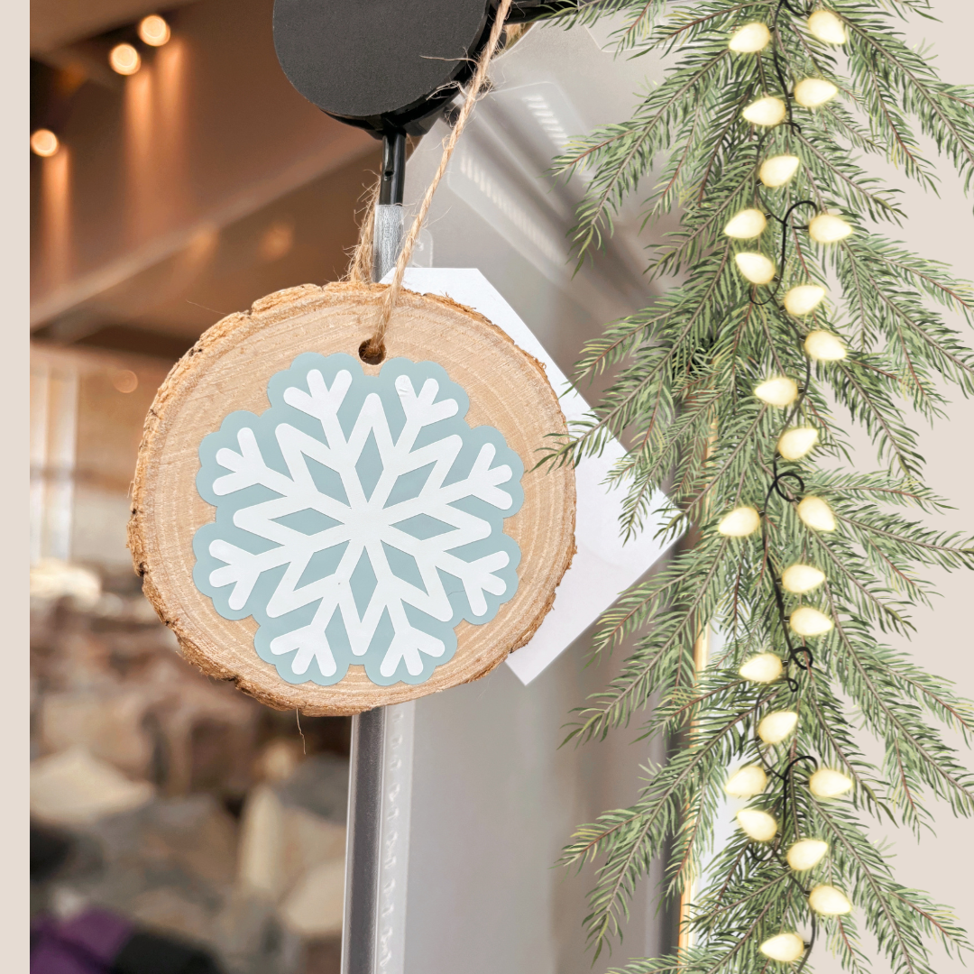 handmade wooden ornament