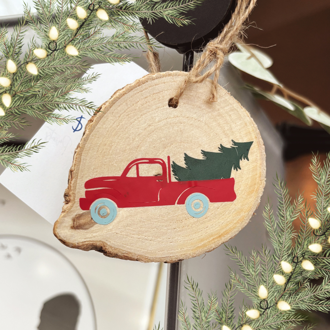 handmade wooden ornament