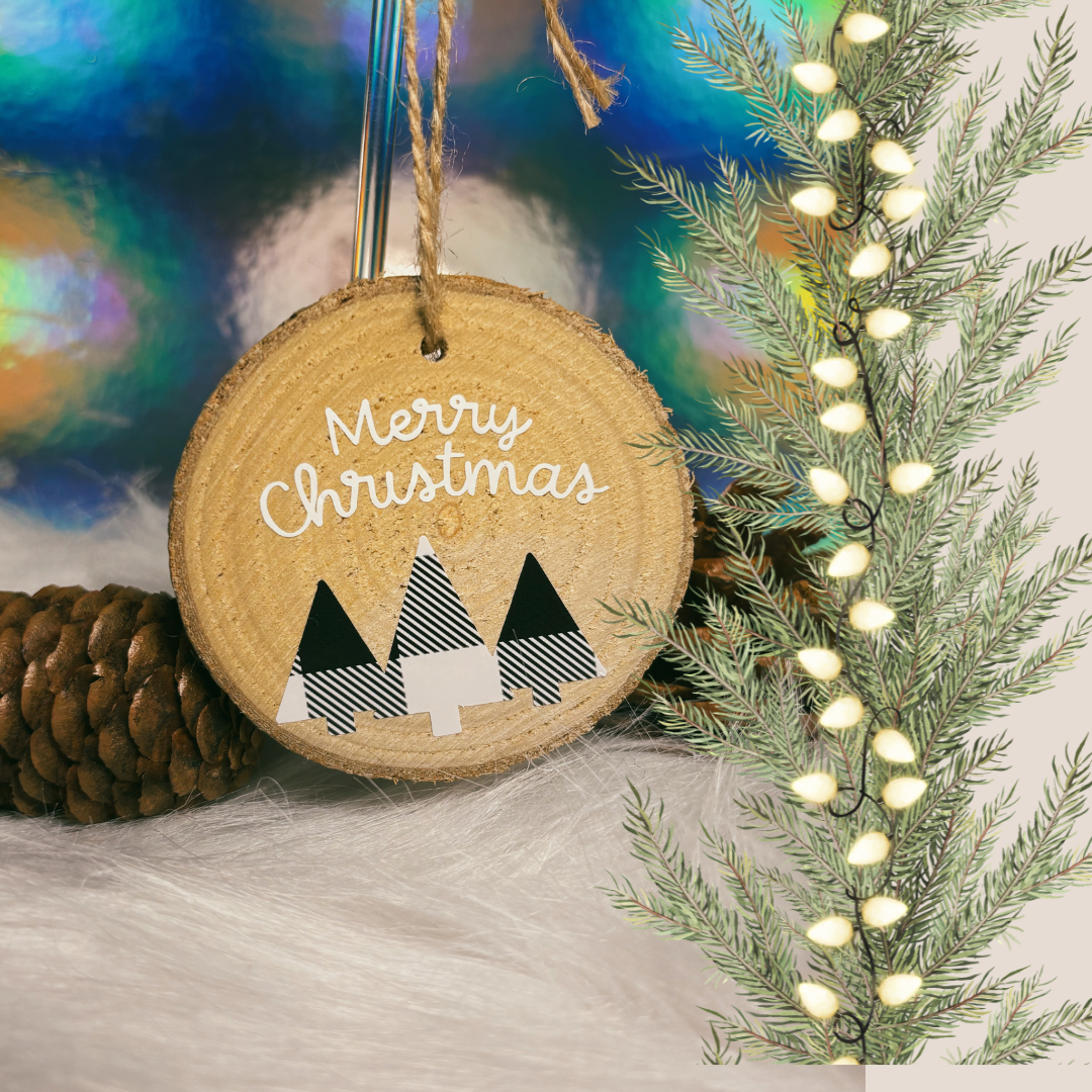 handmade wooden ornament