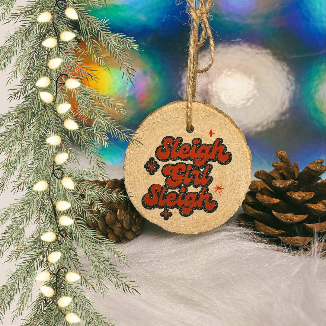 handmade wooden ornament
