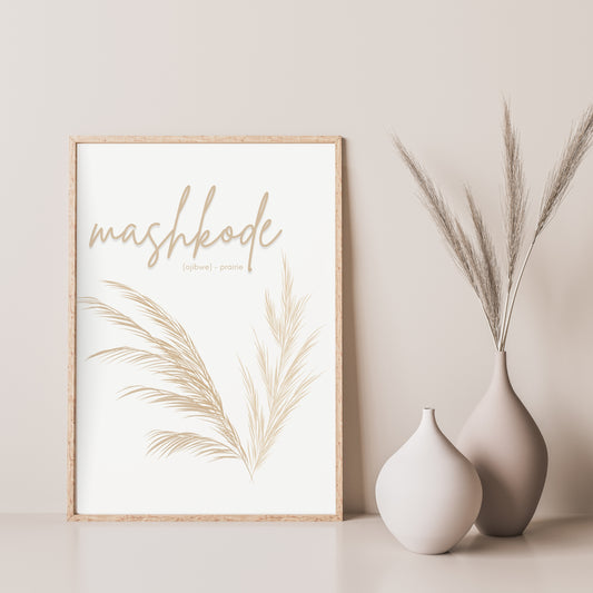 Mashkode Prairie Art Print