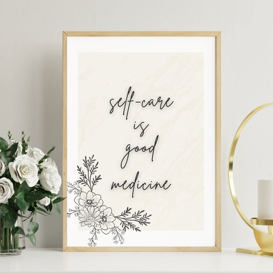 Self-Care is Good Medicine - Indigenous Art Print