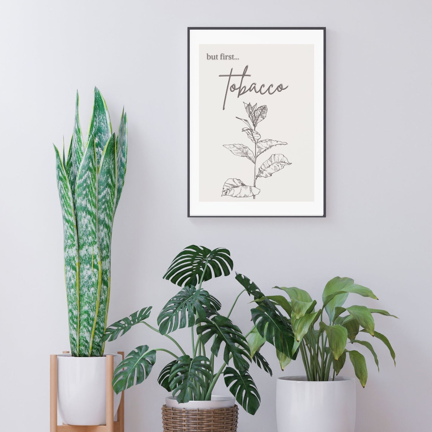 But First... Tobacco - Indigenous Art Print