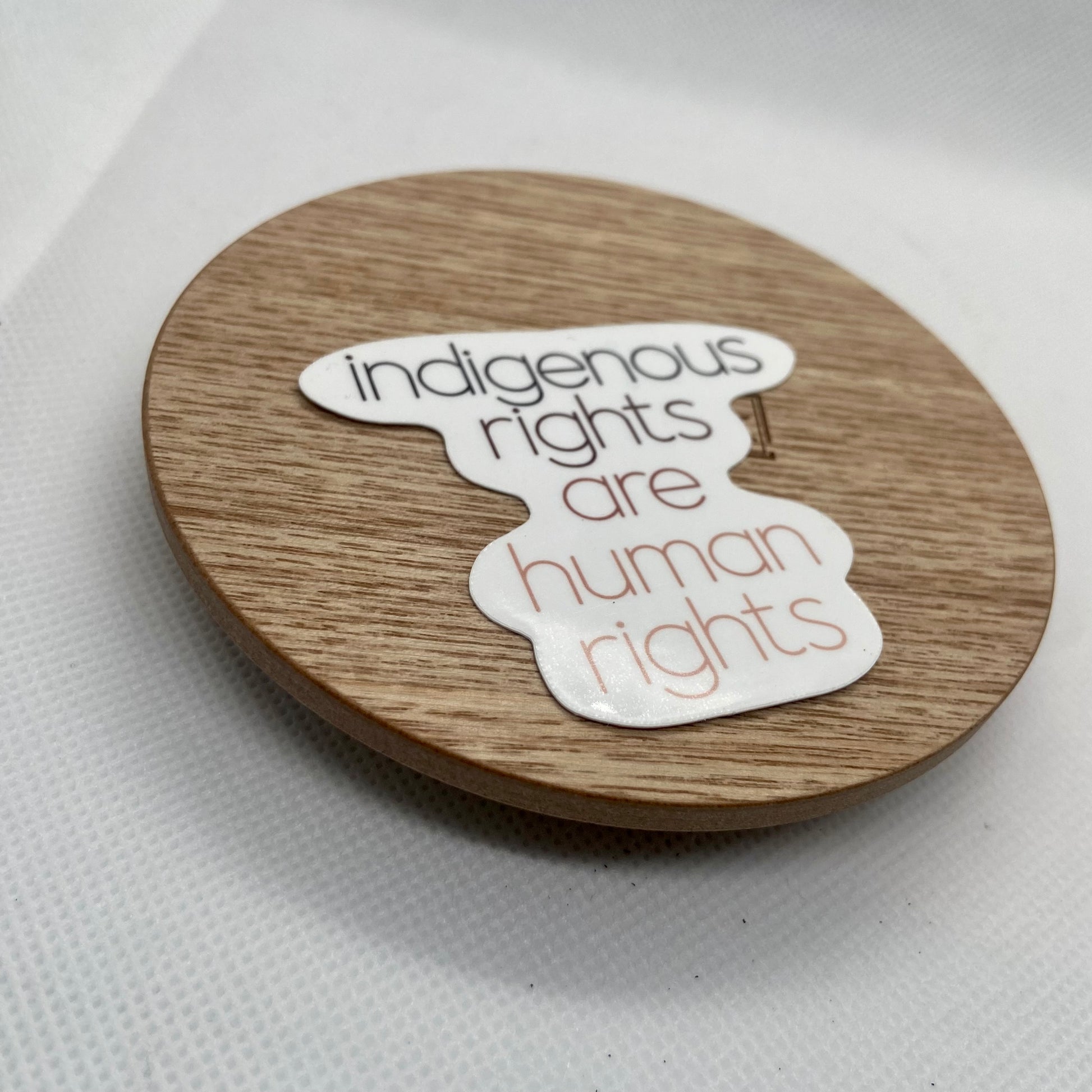 indigenous rights are human rights - vinyl sticker – EagleWomanPrints